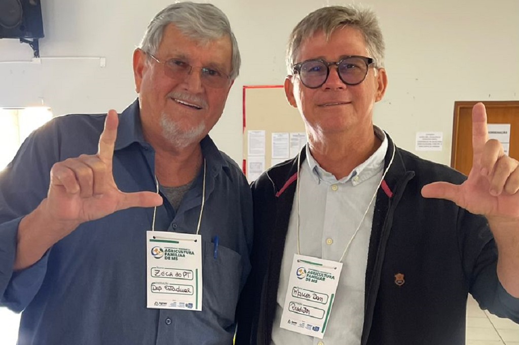 Deputado Zeca do PT e Marcos Dan em Nova Andradina - Foto: Jornal da Nova